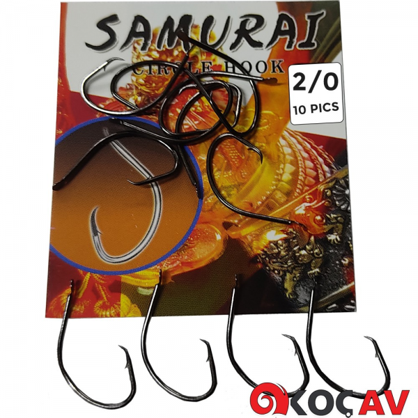 SAMURAI CIRCLE HOOK SAZAN İĞNESİ 2/0 (10 ADET)