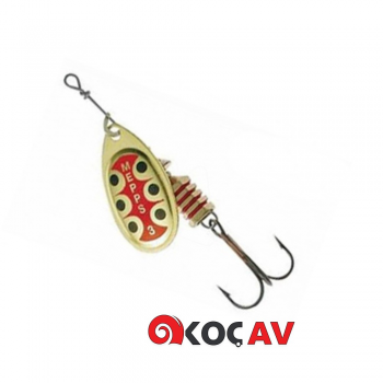 MEPPS Aglia Tw Sarı Benekli Olta Kaşığı No:3 (7 gr)