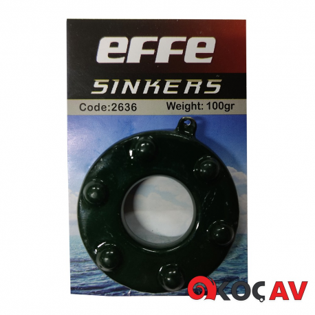 EFFE SINKERS (2636) SAZAN KURŞUNU 60GR