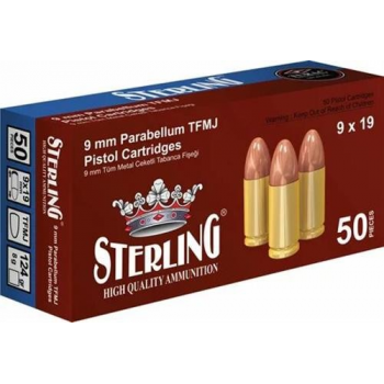 9*19 MM (PARA)TURAÇ-STERLİNG TFMJ-124 GRN. TABANCA FİŞEĞİ
