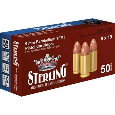 9*19 MM (PARA)TURAÇ-STERLİNG TFMJ-124 GRN. TABANCA FİŞEĞİ