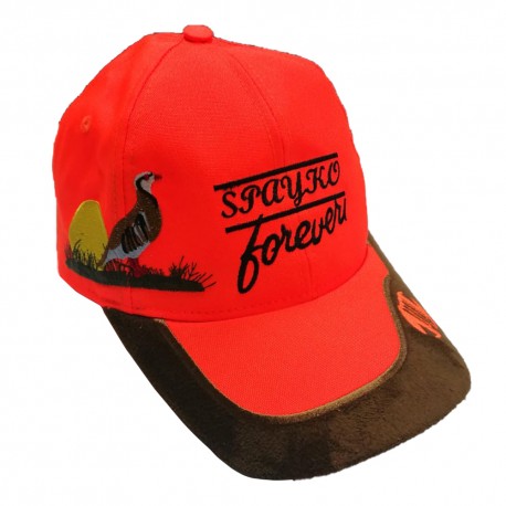 SPAYKO TURUNCU KEKLİK RESİMLİ AVCI ŞAPKASI