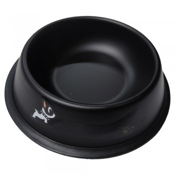 RENKLİ DESENLİ METAL KEDİ KÖPEK MAMA KABI 18 CM