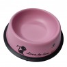 RENKLİ DESENLİ METAL KEDİ KÖPEK MAMA KABI 22 CM