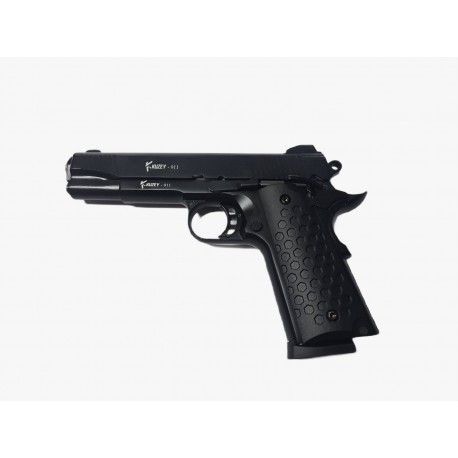 KUZEY 911 SİYAH PLASTİK KABZE KURUSIKI SES TABANCASI 9 MM