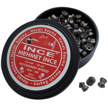 İNCE MEHMET 5,5 MM HAVALI SAÇMA (100 ADET)