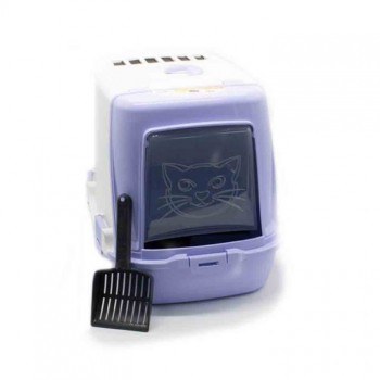 LÜX KAPALI (ORTA) KEDİ TUVALETİ