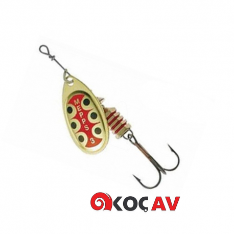 MEPPS Aglia Tw Sarı Benekli Olta Kaşığı No:3 (7 gr)