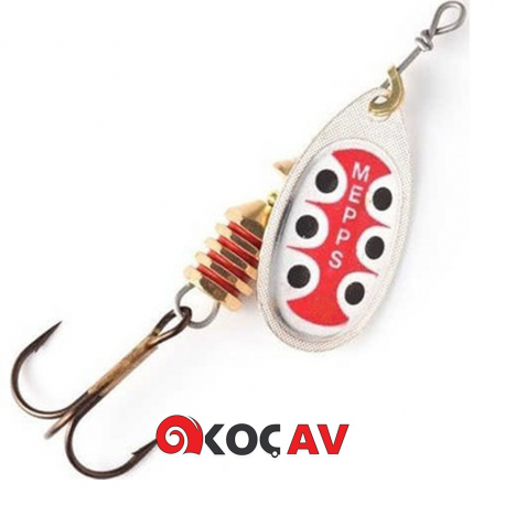 MEPPS Aglia Tw Gümüş Benekli Olta Kaşığı No:3