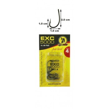 EXTRACARP HOOK EXC 5000 TEFLON SAZAN İĞNESİ NO 4 (10 ADET)