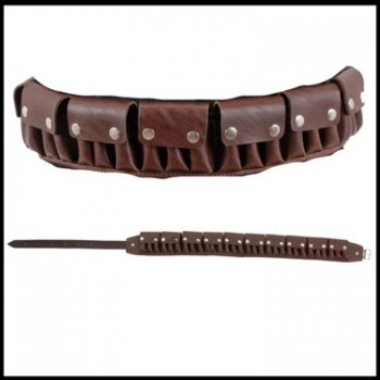 KAHVERENGİ KAPAKLI DERİ FİŞEKLİK 12CAL