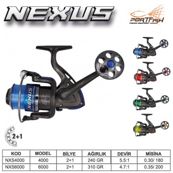 PORTFISH NEXUS 6000 OLTA MAKİNASI (MAVİ)