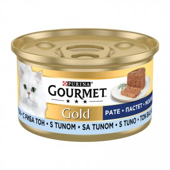 PURINA GOURMET GOLD SOMONLU KEDİ KONSERVE YAŞ MAMASI